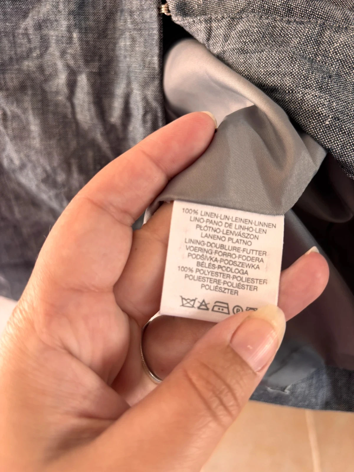 Conjunto de blazer de linho de verão Pause Café (Casaco + Calça) Tamanho 42 (L) Muito bom estado – photo 17